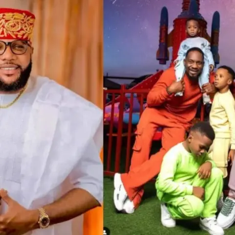 E-Money and I will cater for Junior Pope’s children till they grow up – Kcee cover