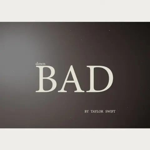 Taylor Swift – Down Bad cover