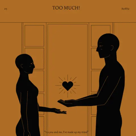 808vic – TOO MUCH! cover